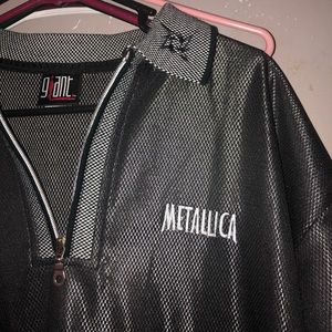 Metallica Zipper Henley Tee XL